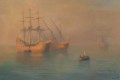 navires de columbus 1880 Romantique Ivan Aivazovsky russe